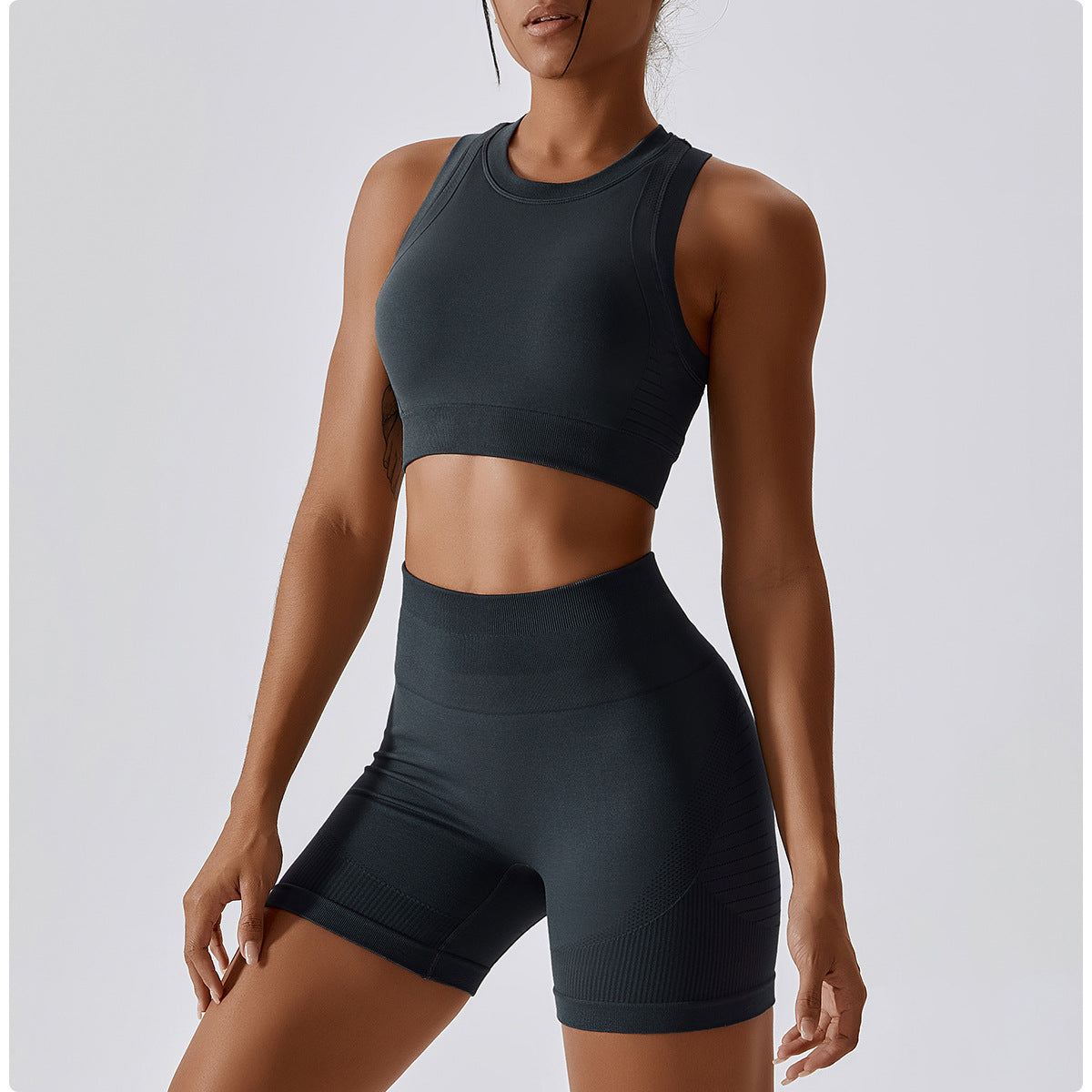 Biker Set in Charcoal
