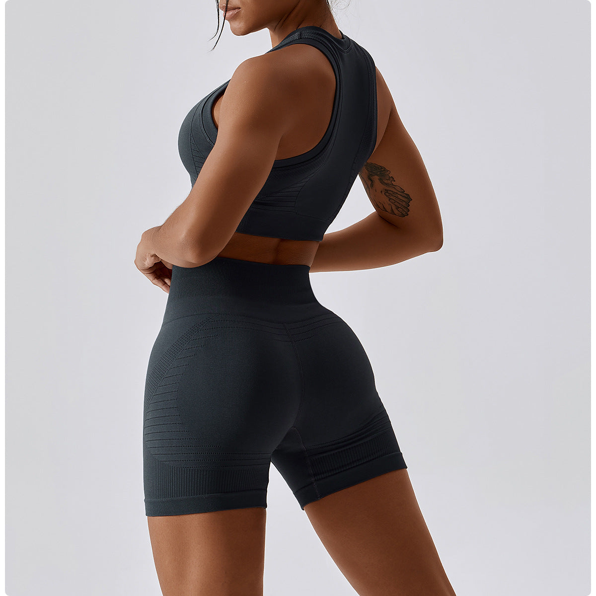 Biker Set in Charcoal