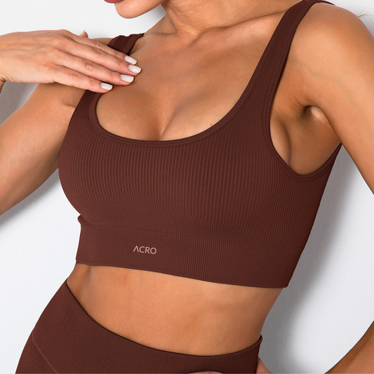 Ribbed Set in Dark Cocoa