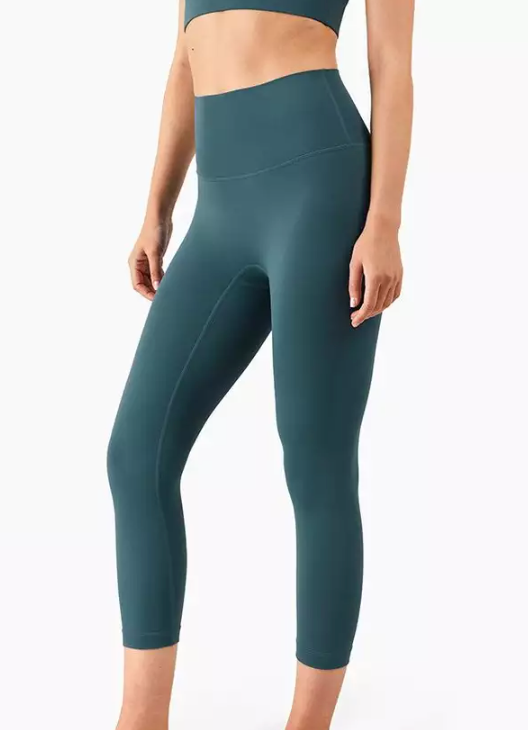 Annie Racerback Bra & High-Waist Leggings Set in Navy