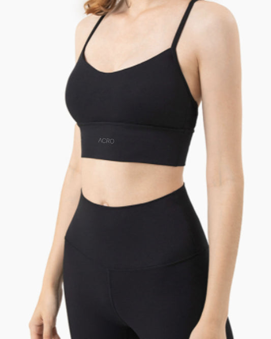 Rackerback Bra Top in Black