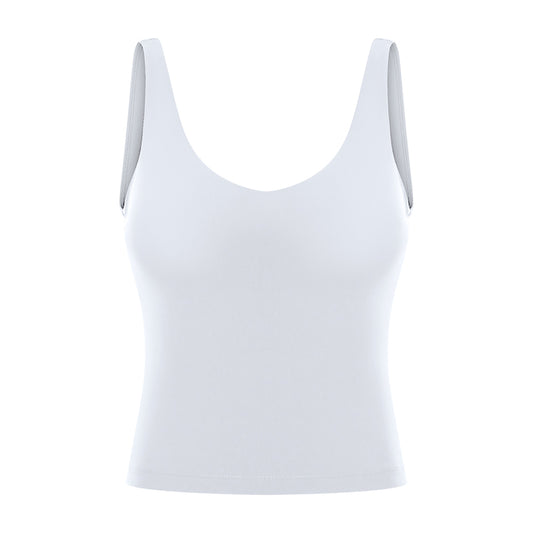 ACRO Braless Tank Top White